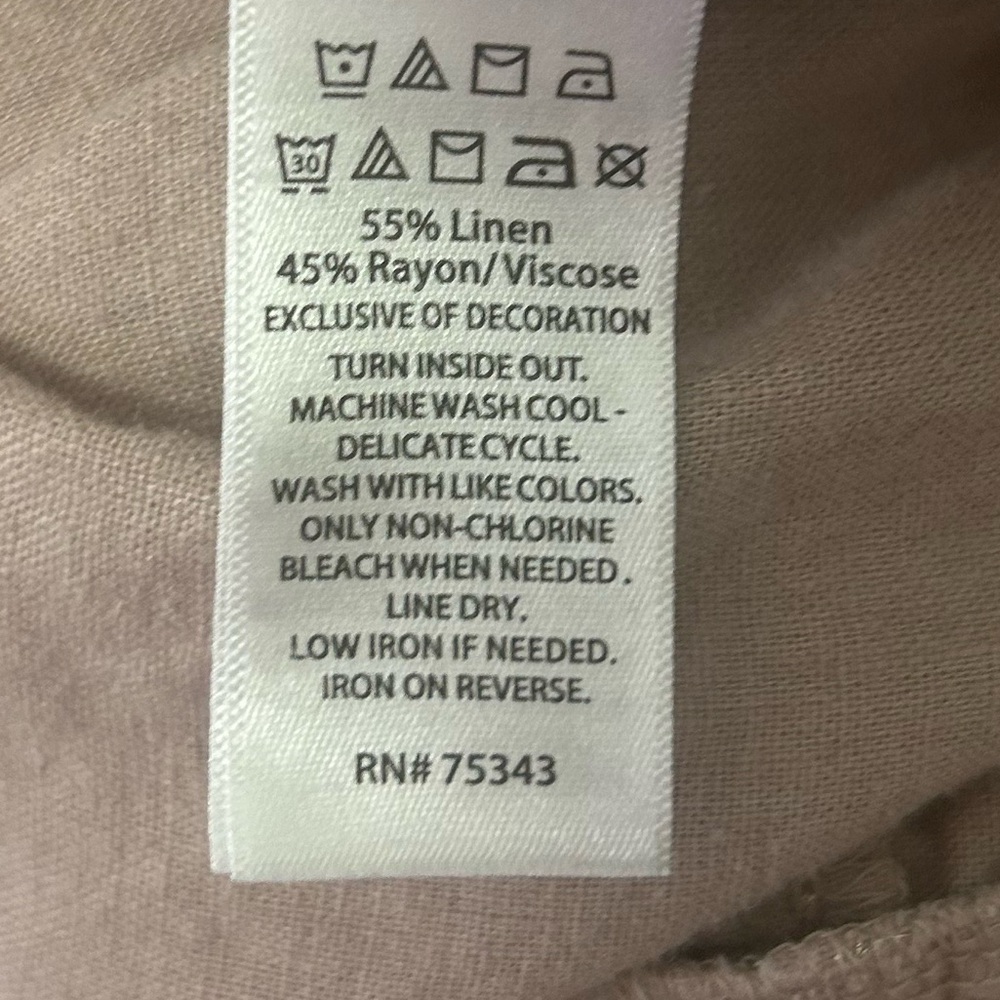 Rachel Zoe linen blend tiered maxi size xs - Picture 8 of 8
